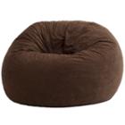 4' Large Suede Fuf Beanbag Chair