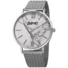 August Steiner Mens Silver Tone Strap Watch-as-8218ss