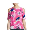 Stylus&trade; Short-sleeve Cold-shoulder T-shirt