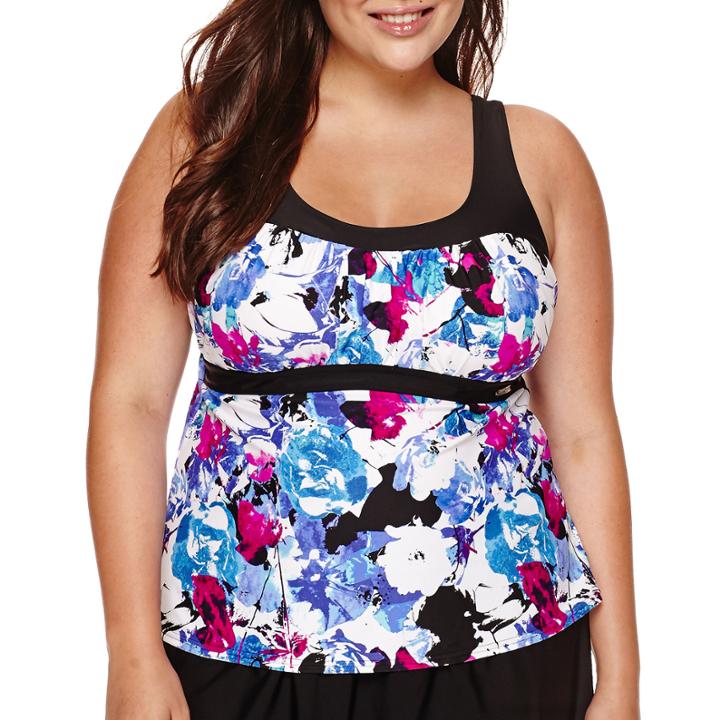 Zeroxposur Briar Peasant Tankini Top - Plus