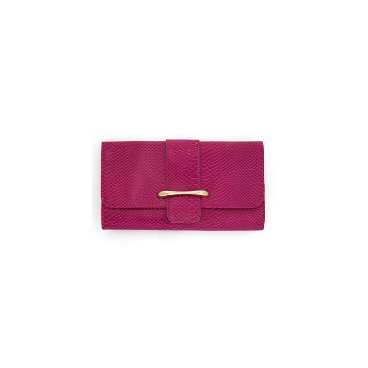 Fashion To Figure Catherine Faux Alligator Skin Clutch