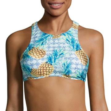 Social Angel High Neck Swimsuit Top-juniors