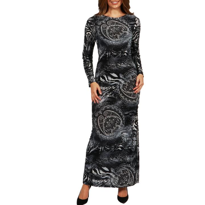 24/7 Comfort Apparel Maximum Effect Maxi Dress