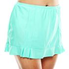 Aqua Couture Ruffled Skirtini Swim Bottoms - Plus