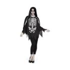 Skeleton Poncho Adult Costume- One Size Fits Most