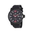 Oceanaut Spider Mens All Black Silicone Strap Watch