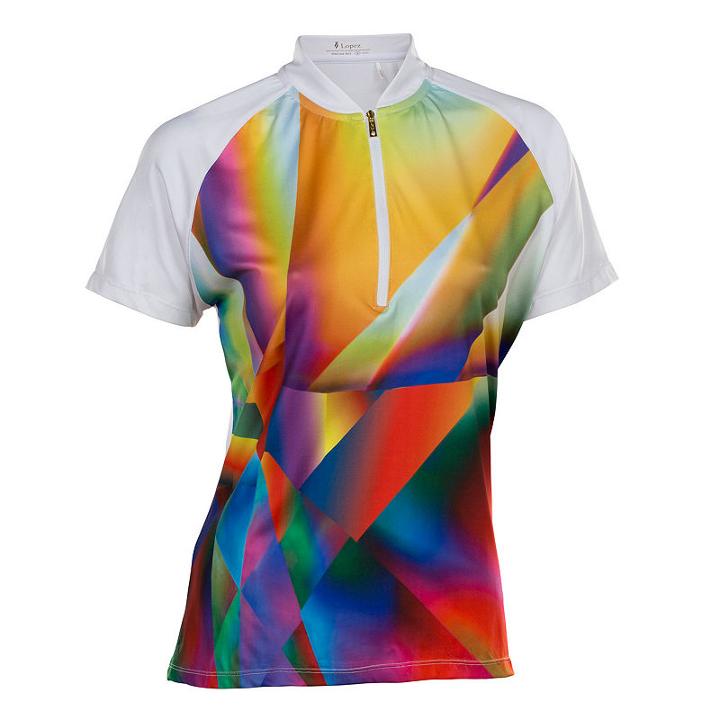Nancy Lopez Golf Prism Short Sleeve Polo