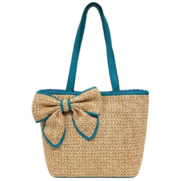 St. John's Bay Straw Box Tote Bag