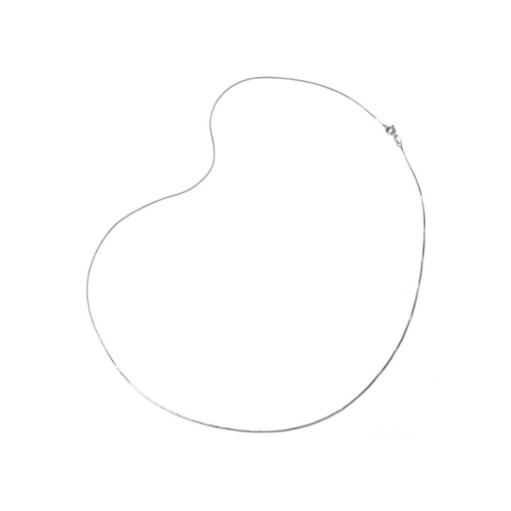 Silver-plated Brass 30 Box Chain
