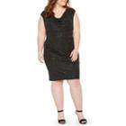 Scarlett Short Sleeve Sheath Dress - Plus