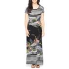 Ronni Nicole Short Sleeve Maxi Dress