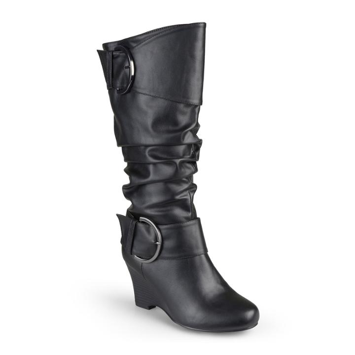 Journee Collection Meme Womens Wedge Boots