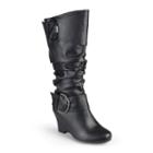Journee Collection Meme Womens Wedge Boots