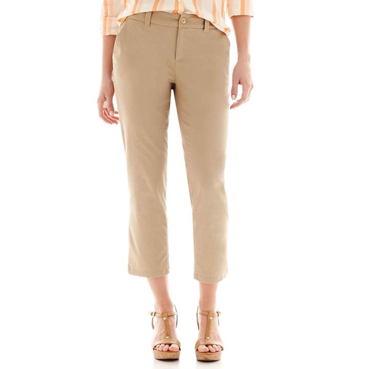 Stylus&trade; Twill Capri Pants