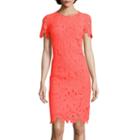 Dr Collection Short-sleeve Lace Sheath Dress