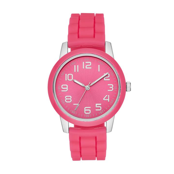 Womens Pink Strap Watch-fmdjo106