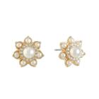 Monet Jewelry White Simulated Pearls 13mm Stud Earrings