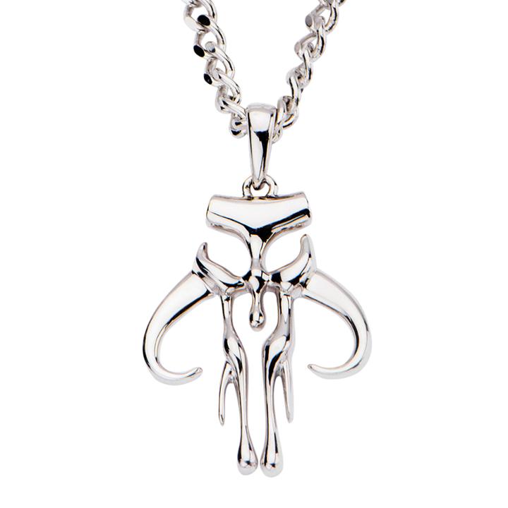 Mens Sterling Silver Pendant Necklace