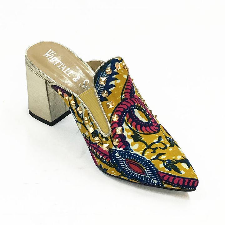 Whittall & Shon Batik Womens Mules