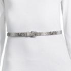 Libby Edelman 2 For 1 Skinny 2-pack Belt
