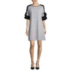 Luxology Bow Sleeve Shift Dress
