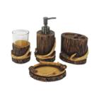 Hiend Accents Antler 4-pc. Bath Accessory Set