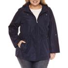 Details Anorak Raincoat With Diamond Dot Detail Plus
