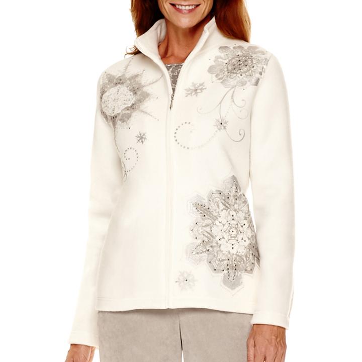 Alfred Dunner Alpine Lodge Long-sleeve Polar Fleece Jacket