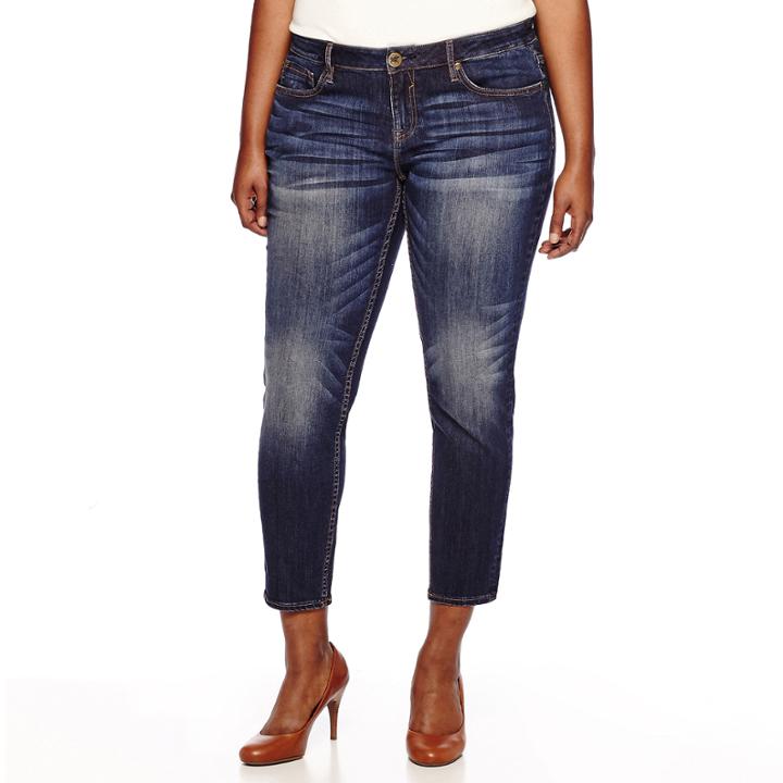 Yaso Low Rise Ankle Skinny Jeans - Juniors Plus