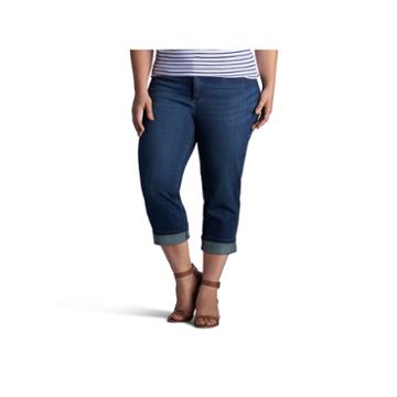 Lee Denim Rolled Crop- Plus