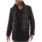 Dockers Wool-blend Walking Coat With Scarf