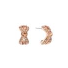 Monet Jewelry Pink Hoop Earrings