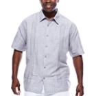 Havanera&trade; L Shape Embroidered Short Sleeve Shirt
