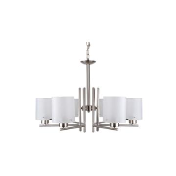 Dexter 6-light Silver Chandelier