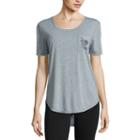 Fifth Sun&trade; Short-sleeve Scoop Tunic Pocket Tee - Juniors