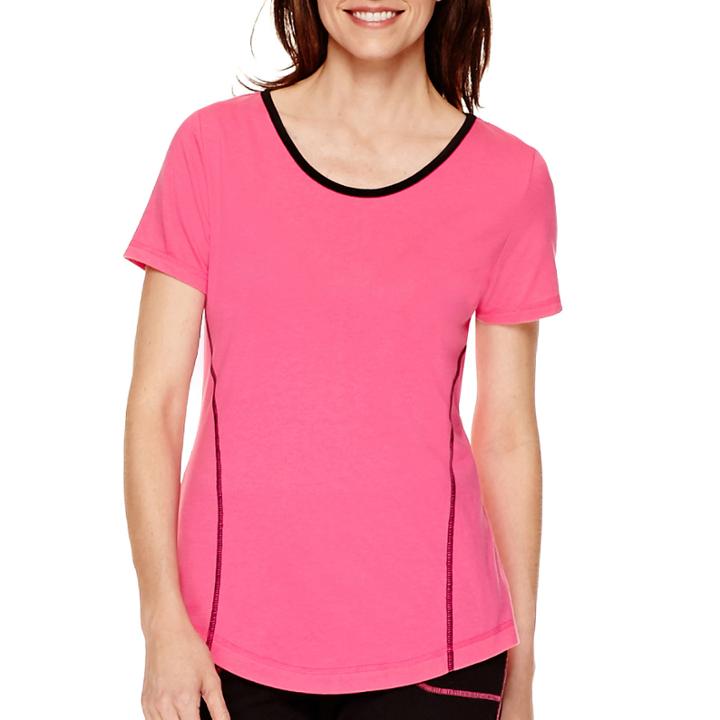 Made For Life&trade; Short-sleeve Contrast-trim T-shirt