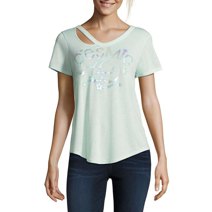 Cosmic Tie Front Tee - Juniors