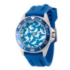 Discovery Expedition Mens Blue And White Shark Watch