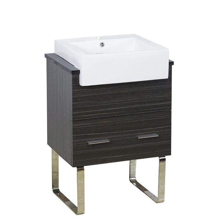 22.75-in. W 18-in. D Modern Plywood-melamine Vanity Base Set Only In Dawn Grey