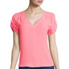 Lily Star Short-sleeve Woven T-shirt