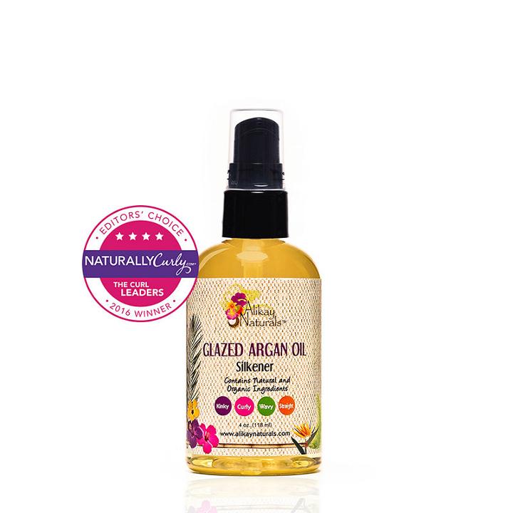 Alikay Naturals Glazed Argan Oil Silkener Hair Serum-4 Oz.