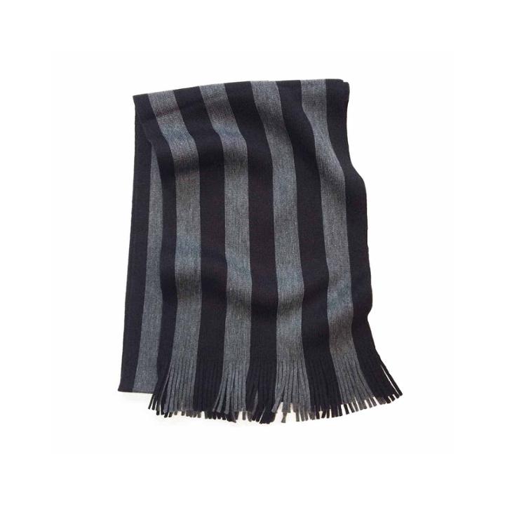 Jf J. Ferrar Rugby Stripe Raschel Scarf