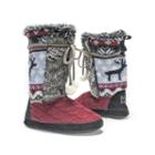 Muk Luks Jewel Womens Boot Slippers