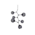 Jane 6-light Silver Chandelier