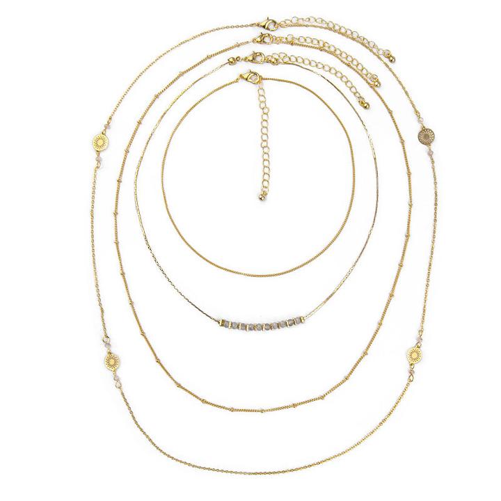Arizona Womens 4-pc. Necklace Set