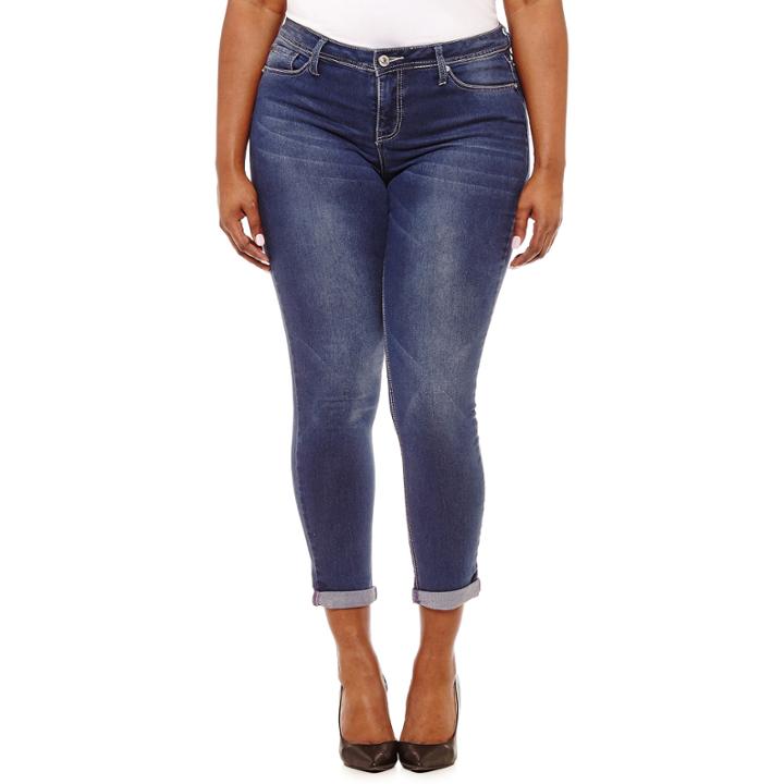 Hydraulic 28 Ankle Skinny Jean-juniors Plus