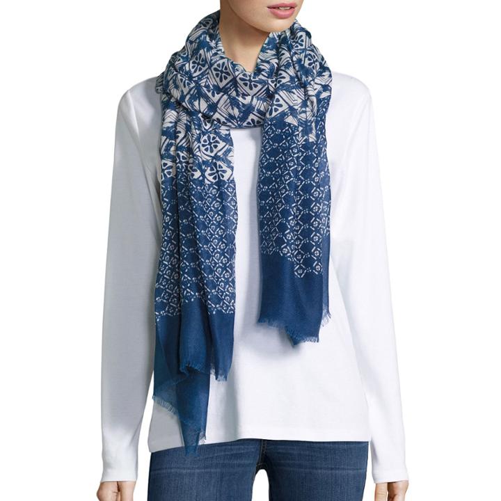 Big Buddha Scarf Cubed Border Day Wrap