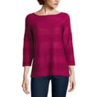 St. John's Bay 3/4 Sleeve T-shirt