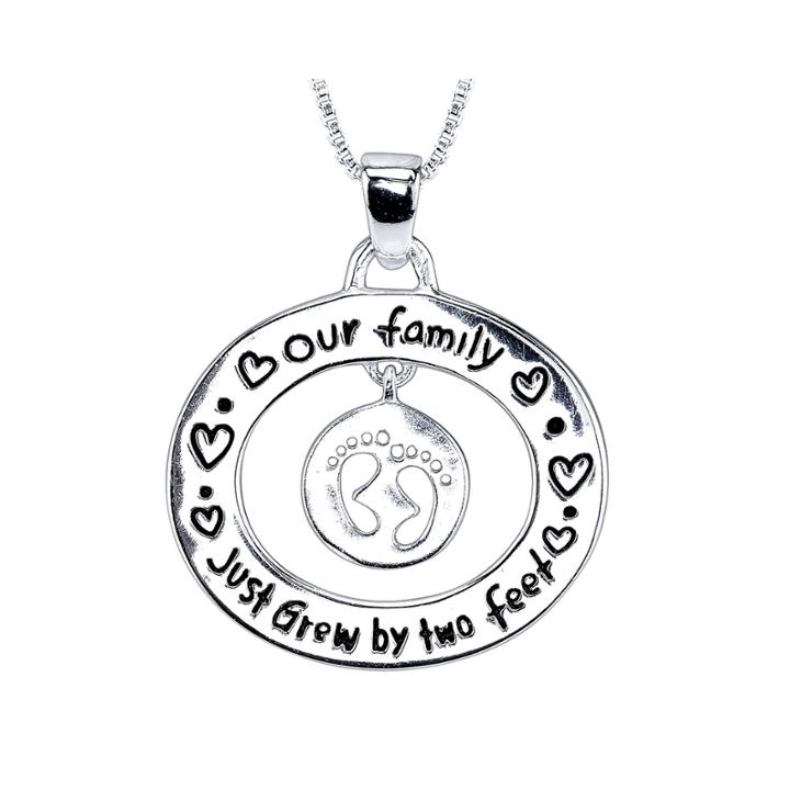 Inspired Moments&trade; Sterling Silver Growing Family Pendant