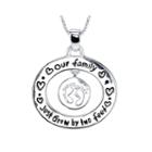 Inspired Moments&trade; Sterling Silver Growing Family Pendant
